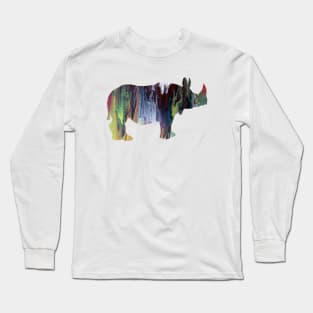 Rhino art Long Sleeve T-Shirt